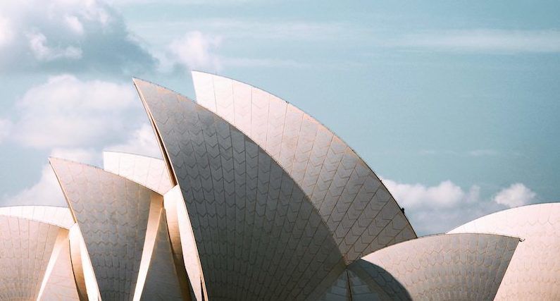 Dach des Opernhauses in Sydney