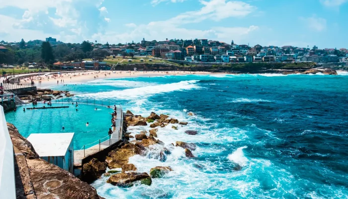 Bondi to Coogee walk in Sydney, New South Wales, Australia Bondi to Coogee walk in Sydney, New South Wales, Australia