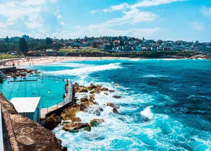 Bondi to Coogee walk in Sydney, New South Wales, Australia