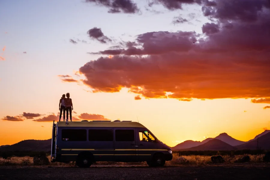 Couple Enjoying the sunset